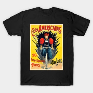 Vibrant Vintage Bicycle Poster T-Shirt